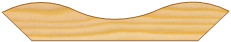 Плинтус №40/2 гладкий 80 2,5м