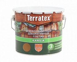 Деревозащитный состав Terratex KARELIA ОРЕХ 3л