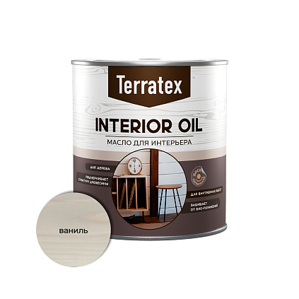 Масло для интерьера Terratex ВАНИЛЬ 0,04л  - №1