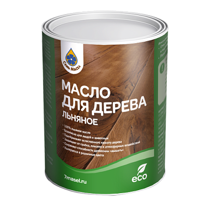 Льняное масло для дерева 0,9л. - №1