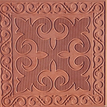 Плитка тротуарная 300*300*30, рисунок орнамент, красная