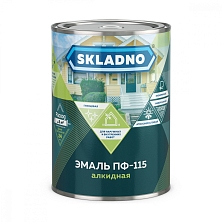 Эмаль ПФ-115 КРЕМОВАЯ 0,8кг Skladno