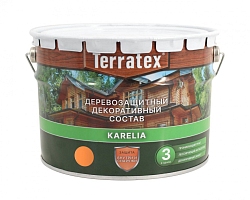 Деревозащитный состав Terratex KARELIA КАЛУЖНИЦА 9л (Распродажа)
