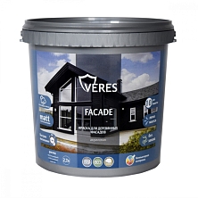 Краска акриловая "Veres" для деревянных фасадов 2,7л ГОЛУБОЙ ТУМАН