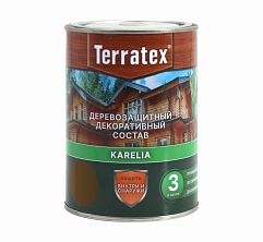 Деревозащитный состав Terratex KARELIA ПАЛИСАНДР 1л
