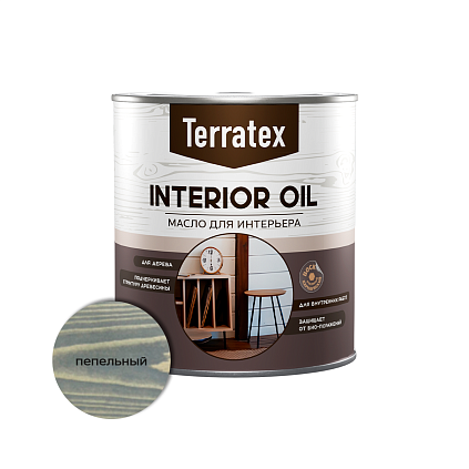 Масло для интерьера Terratex ПЕПЕЛ 0,04л  - №1