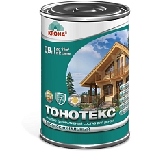 Деревозащитный состав Тонотекс РЯБИНА ЯРКАЯ 0,9л (Распродажа)