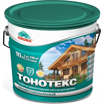 Деревозащитный состав Тонотекс ПАЛИСАНДР МОККО 10л (Распродажа) - №1