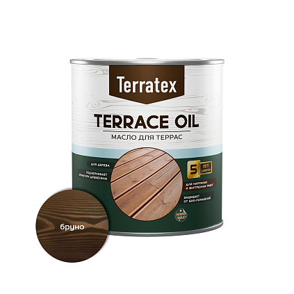 Масло для террас Terratex БРУНО 0,75л  - №1