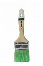 Кисть плоская ZM для антисептиков и лазурей 50*14мм, смеш.щетина, дер.ручка (Распродажа)