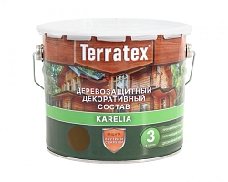 Деревозащитный состав Terratex KARELIA ПАЛИСАНДР 3л