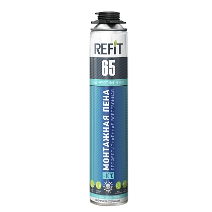 Пена монтажная REFIT 65 профессиональная всесезонная 800гр - №1