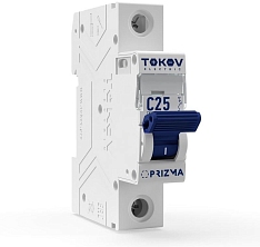 Выключатель автоматический модульный 1п C 25А 4.5кА PRIZMA TOKOV Electric TKE-PZ45-MCBI-1-25-C
